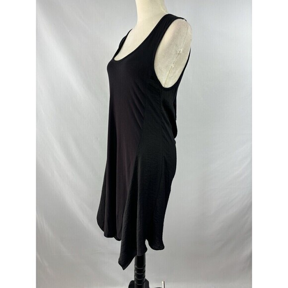 T by Alexander Wang Tank Dress Black Small Draped Cut Out Back LBD - Picture 12 of 12